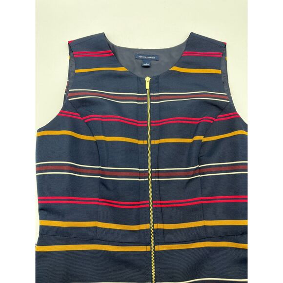 ✨ Tommy Hilfiger Striped Zip-Front Dress – Size 6 ✨ - Picture 12 of 16